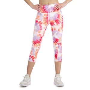 NWT ID Ideology Splatter Tie Dye Crop Leggings High Rise Sz XL